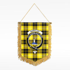 Barclay Dress Modern Tartan Crest Wall Hanging Banner