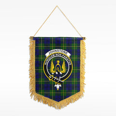 Johnstone Modern Tartan Crest Wall Hanging Banner