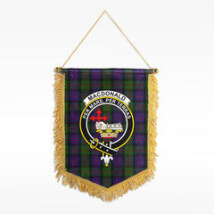MacDonald Tartan Crest Wall Hanging Banner