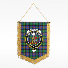 MacLennan Ancient Tartan Crest Wall Hanging Banner