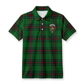 Beveridge Tartan Crest Birdseye Mesh Polo Shirt