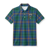 Carmichael Ancient Tartan Crest Birdseye Mesh Polo Shirt
