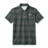 Craig Tartan Crest Birdseye Mesh Polo Shirt