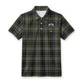 Davidson Tulloch Dress Tartan Crest Birdseye Mesh Polo Shirt