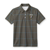 Haig Check Tartan Crest Birdseye Mesh Polo Shirt