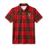 Heron Tartan Crest Birdseye Mesh Polo Shirt