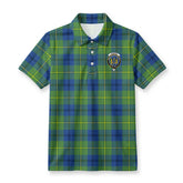 Johnson Ancient Tartan Crest Birdseye Mesh Polo Shirt