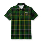 MacAlpine Modern Tartan Crest Birdseye Mesh Polo Shirt