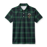 MacAulay Hunting Ancient Tartan Crest Birdseye Mesh Polo Shirt