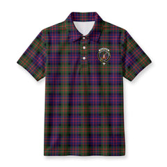 MacBrayne Tartan Crest Birdseye Mesh Polo Shirt