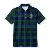 MacCallum Modern Tartan Crest Birdseye Mesh Polo Shirt