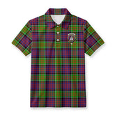 MacDonald (Clan Ranald) Tartan Crest Birdseye Mesh Polo Shirt