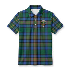 MacLaren Ancient Tartan Crest Birdseye Mesh Polo Shirt