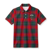 MacPhail Clan Tartan Crest Birdseye Mesh Polo Shirt