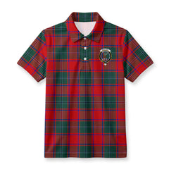 MacPhail Clan Tartan Crest Birdseye Mesh Polo Shirt