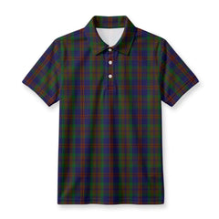 Mann Tartan Birdseye Mesh Polo Shirt