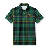 McAlpine Ancient Tartan Crest Birdseye Mesh Polo Shirt