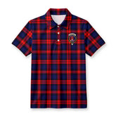 McCracken Tartan Crest Birdseye Mesh Polo Shirt