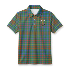 McIntosh Hunting Ancient Tartan Crest Birdseye Mesh Polo Shirt