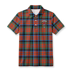 McNaughton Ancient Tartan Crest Birdseye Mesh Polo Shirt