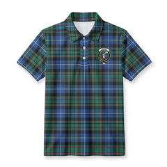 McRae Hunting Ancient Tartan Crest Birdseye Mesh Polo Shirt