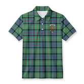 McThomas Ancient Tartan Crest Birdseye Mesh Polo Shirt