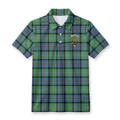 McThomas Ancient Tartan Crest Birdseye Mesh Polo Shirt