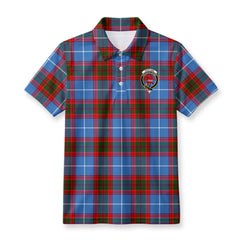 Pentland Tartan Crest Birdseye Mesh Polo Shirt