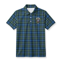 Robertson Hunting Ancient Tartan Crest Birdseye Mesh Polo Shirt