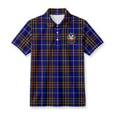 Scotland History Tours Tartan Crest Birdseye Mesh Polo Shirt