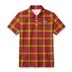 Scrymgeour Tartan Crest Birdseye Mesh Polo Shirt