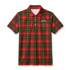 Somerville Tartan Crest Birdseye Mesh Polo Shirt