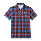 Spalding Tartan Crest Birdseye Mesh Polo Shirt