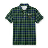 Swinton Tartan Crest Birdseye Mesh Polo Shirt