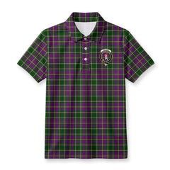 Tailyour (or Taylor) Tartan Crest Birdseye Mesh Polo Shirt