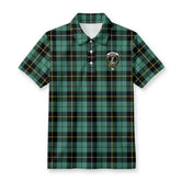 Wallace Hunting Ancient Tartan Crest Birdseye Mesh Polo Shirt