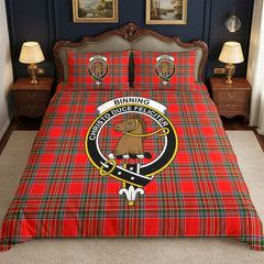 Binning (of Wallifoord) Tartan Crest Bedding Set