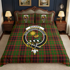 Buchan Modern Tartan Crest Bedding Set