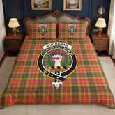Buchanan Old Set Weathered Tartan Crest Bedding Set