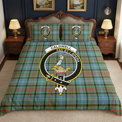 Caldwell Tartan Crest Bedding Set