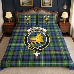 Campbell Argyll Ancient Tartan Crest Bedding Set