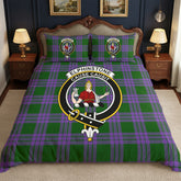 Elphinstone Tartan Crest Bedding Set