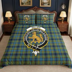 Gillies Ancient Tartan Crest Bedding Set