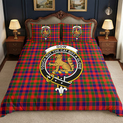 Gow (or McGouan) Tartan Crest Bedding Set