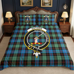 Guthrie Ancient Tartan Crest Bedding Set
