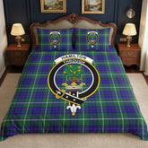Hamilton Hunting Modern Tartan Crest Bedding Set