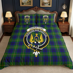 Johnstone Modern Tartan Crest Bedding Set