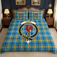 Laing Tartan Crest Bedding Set