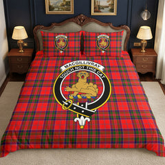 MacGillivray Modern Tartan Crest Bedding Set