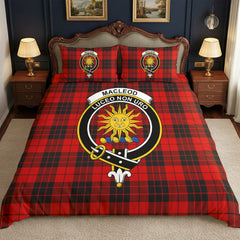 MacLeod of Raasay Tartan Crest Bedding Set